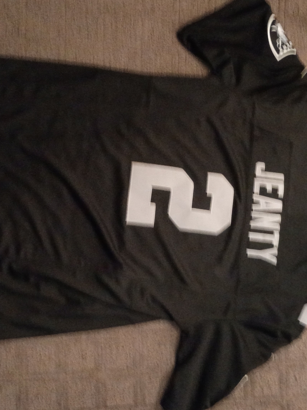 Nike Black NFL Dri-FIT Team Jersey Tag Detail - Picture 2 of 5